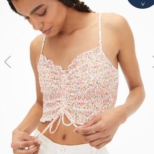 Bundle of 2 aeropostale ruched crop tops